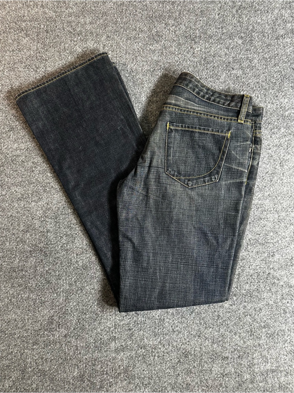 Paper Denim & Cloth Women's Boot Cut Jeans 2 TRU 01 Size 31 100% Italian Cotton